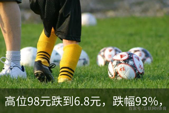 高位98元跌到6.8元，跌幅93%，十轮反弹都挡不住持续下杀的趋势